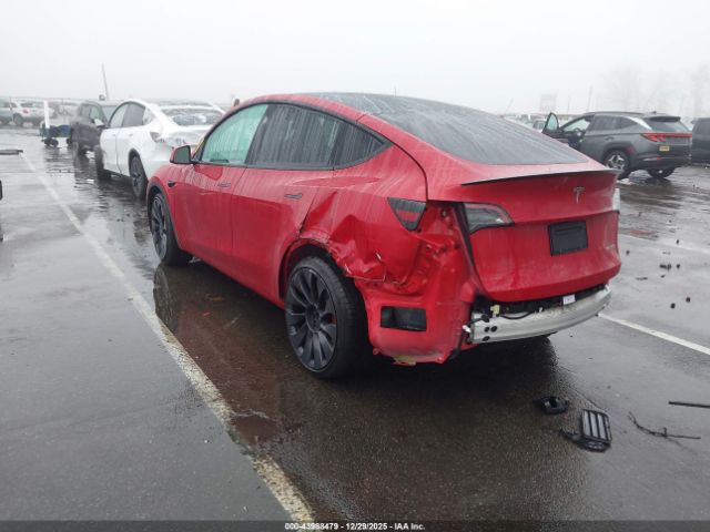 2023 TESLA MODEL Y 7SAYGDEFXPF906769 Photo 2