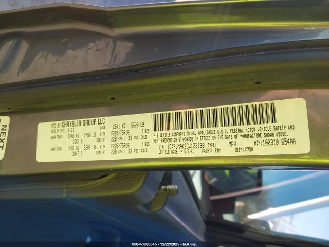 2012 JEEP LIBERTY 1C4PJMAK2CW122198 Photo 8