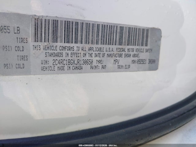 2018 CHRYSLER PACIFICA 2C4RC1BGXJR130650 Photo 8