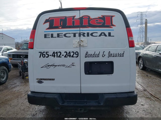 Aukcja sprzedaży 2017 Chevrolet Express 2500 Work Van, vin: 1GCWGBFF7H1255182, numer aukcji: 43988667