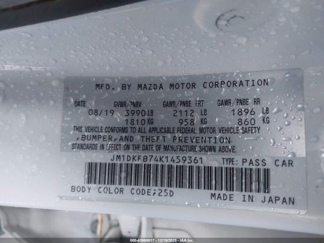 Mazda Cx-3 Sport 2019 JM1DKFB74K1459361 Image 9