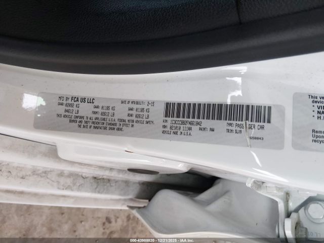 2015 CHRYSLER 200 1C3CCCBB2FN661842 Photo 8