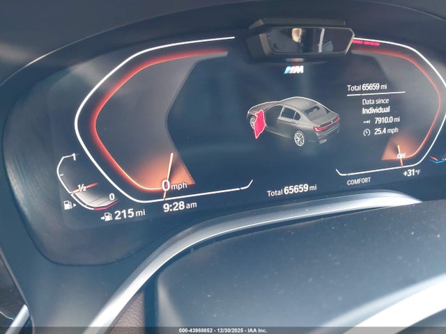 43988852 :رقم المزاد ، WBA7U2C07LGJ59780 vin ، 2020 Bmw 750i Xdrive مزاد بيع