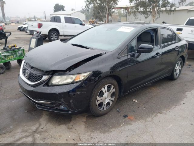 2014 HONDA CIVIC HYBRID 19XFB4F24EE201662 Photo 1