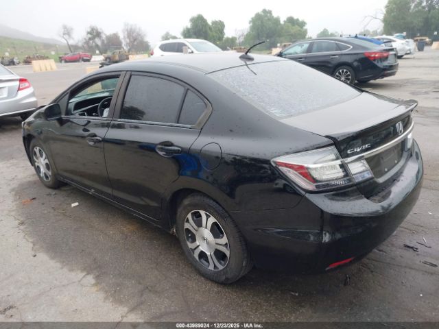 2014 HONDA CIVIC HYBRID 19XFB4F24EE201662 Photo 2