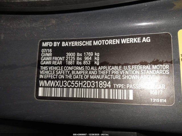 2017 MINI HARDTOP WMWXU3C55H2D31894 Photo 8