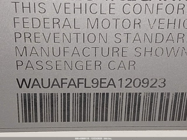 2014 AUDI A4 WAUAFAFL9EA120923 Photo 8