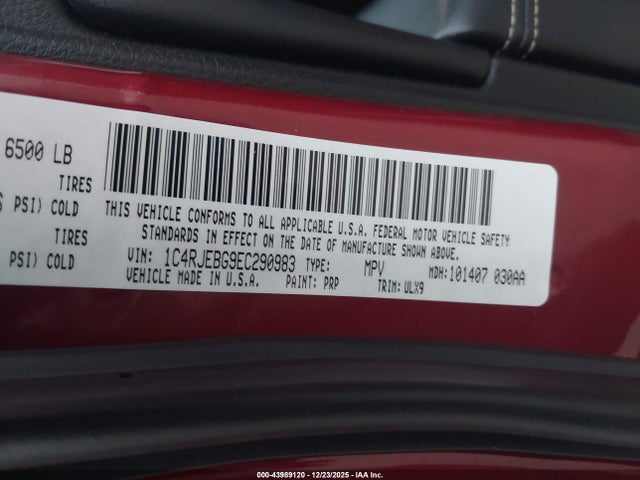 2014 JEEP GRAND CHEROKEE 1C4RJEBG9EC290983 Photo 8