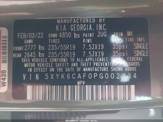 KIA Sportage X-line 2023 5XYK6CAF0PG002234 Image 9