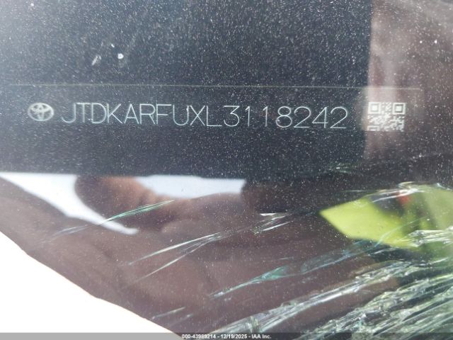 2020 TOYOTA PRIUS JTDKARFUXL3118242 Photo 8