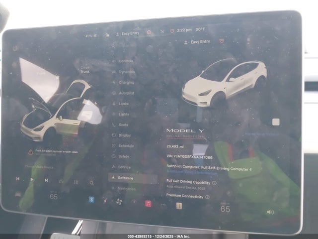 2025 TESLA MODEL Y 7SAYGDEFXSA347066 Photo 6