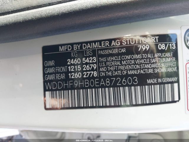 2014 MERCEDES-BENZ E 250 BLUETEC WDDHF9HB0EA872603 Photo 8
