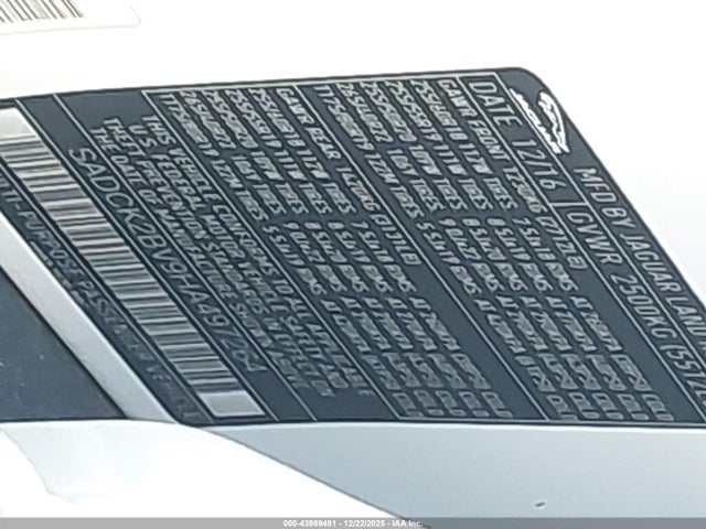 2017 JAGUAR F-PACE SADCK2BV9HA497264 Photo 8