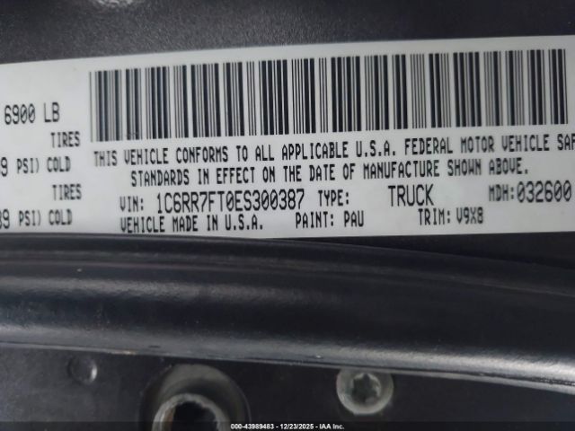 2014 RAM 1500 1C6RR7FT0ES300387 Photo 8