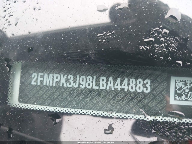 Ford EDGE SEL 2020 2FMPK3J98LBA44883 Image 9