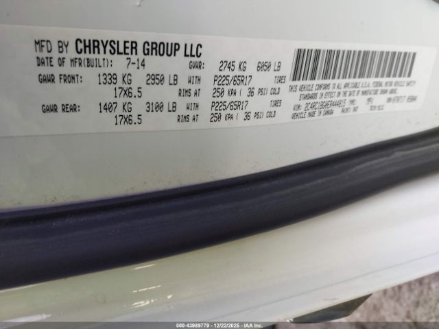 2014 CHRYSLER TOWN & COUNTRY 2C4RC1BG0ER444815 Photo 8