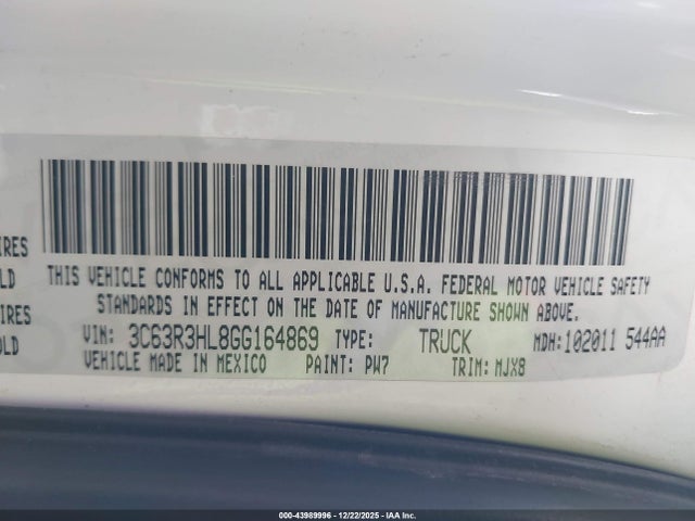 RAM 3500 2016 3C63R3HL8GG164869 Image 20