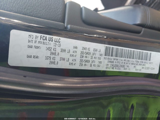 1C4RJEBG0LC245363 Jeep Grand Cherokee Limited X 4x2