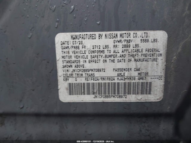 2023 NISSAN ARIYA JN1CF0BB5PM708972 Photo 8