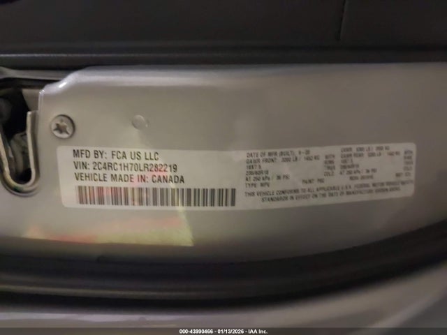 2020 CHRYSLER PACIFICA HYBRID 2C4RC1H70LR282219 Photo 8