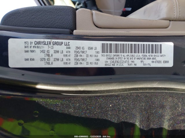 Jeep Grand Cherokee Laredo 2014 1C4RJFAG1EC214715 Image 9