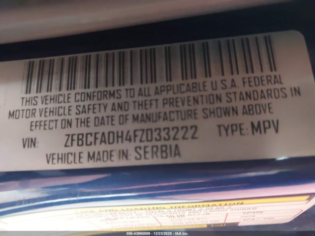 2015 FIAT 500L ZFBCFADH4FZ033222 Photo 8