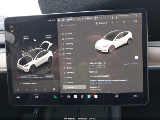 2025 TESLA MODEL Y 7SAYGDEE0SA345771 Photo 6