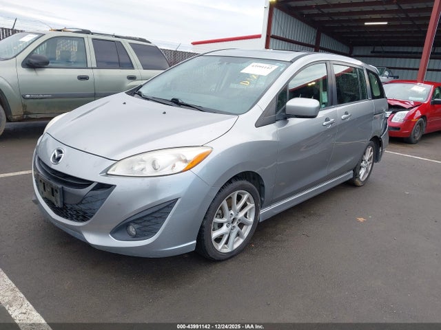 2012 Mazda Mazda5 Grand Touring მანქანა იყიდება აუქციონზე, vin: JM1CW2DL2C0139837, აუქციონის ნომერი: 43991142