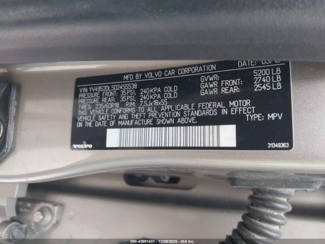 2013 VOLVO XC60 YV4952DL5D2455538 Photo 8