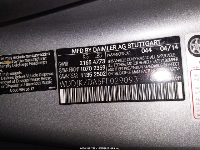 2014 MERCEDES-BENZ SL 550 WDDJK7DA5EF029093 Photo 8