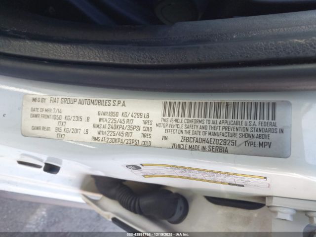 2014 FIAT 500L ZFBCFADH4EZ029251 Photo 8