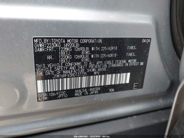 Toyota Rav4 Hybrid Se 2024 JTM16RFV3RD137725 Image 9