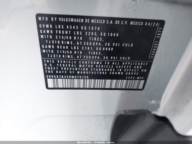 Volkswagen Taos 1.5t Se 2024 3VVSX7B25RM079155 Image 9