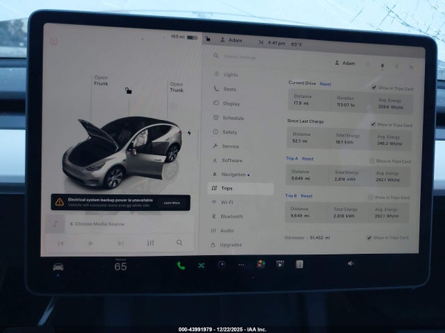 Продаж на аукціоні авто 2022 Tesla Model Y Long Range Dual Motor All-wheel Drive, vin: 7SAYGDEE5NF552504, номер лоту: 43991979