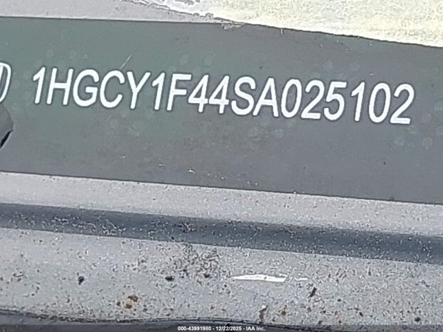 1HGCY1F44SA025102 Honda ACCORD SE