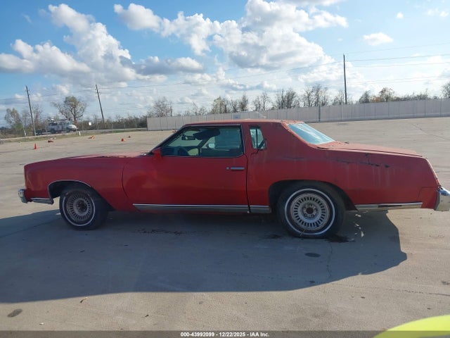 Aukcja sprzedaży 1976 Chevrolet Monte Carlo, vin: 1H57V6R484291, numer aukcji: 43992099