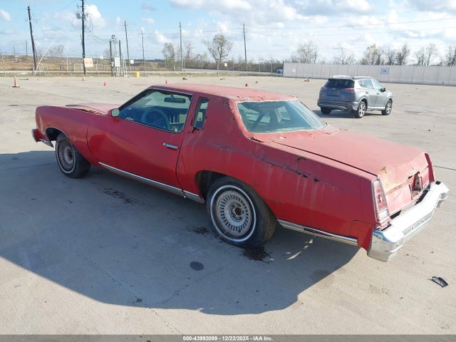 Aukcja sprzedaży 1976 Chevrolet Monte Carlo, vin: 1H57V6R484291, numer aukcji: 43992099