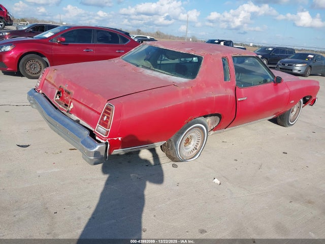 Aukcja sprzedaży 1976 Chevrolet Monte Carlo, vin: 1H57V6R484291, numer aukcji: 43992099