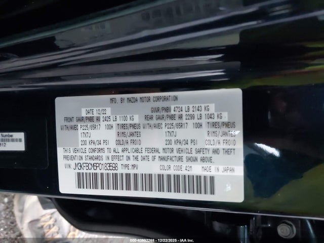 Mazda Cx-5 2.5 S Preferred 2023 JM3KFBCM6P0183598 Image 9