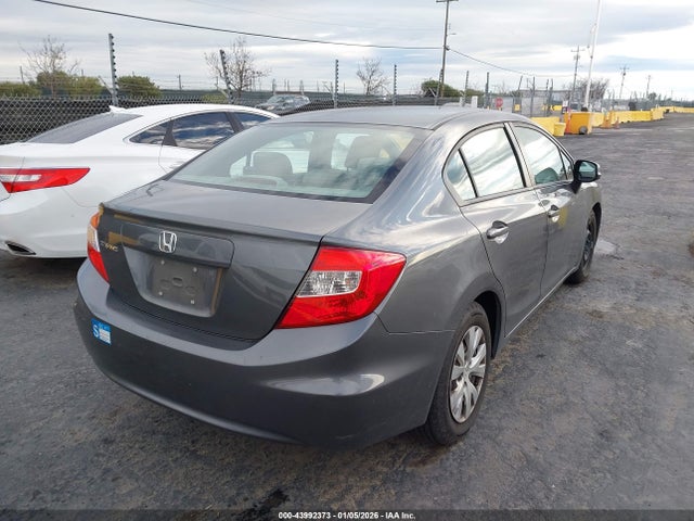 2012 Honda Civic Lx მანქანა იყიდება აუქციონზე, vin: 19XFB2F57CE332662, აუქციონის ნომერი: 43992373
