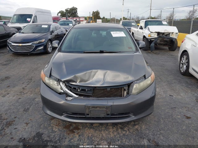 2012 Honda Civic Lx მანქანა იყიდება აუქციონზე, vin: 19XFB2F57CE332662, აუქციონის ნომერი: 43992373