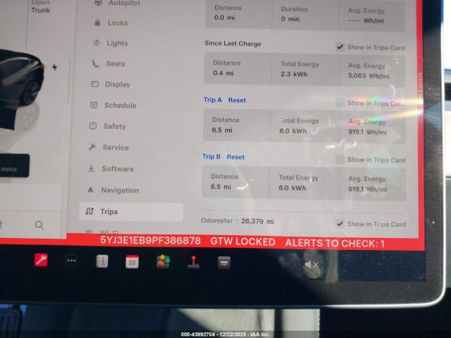 2023 TESLA MODEL 3 5YJ3E1EB9PF386878 Photo 6