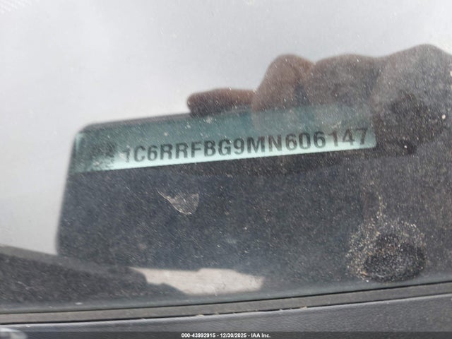Продаж на аукціоні авто 2021 Ram 1500, vin: 1C6RRFBG9MN606147, номер лоту: 43992915