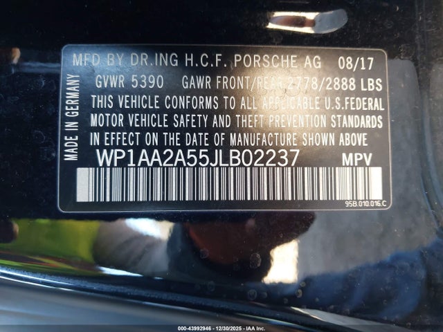 2018 PORSCHE MACAN WP1AA2A55JLB02237 Photo 8