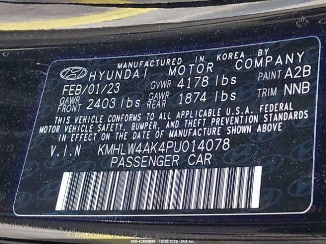 2023 HYUNDAI ELANTRA N KMHLW4AK4PU014078 Photo 8