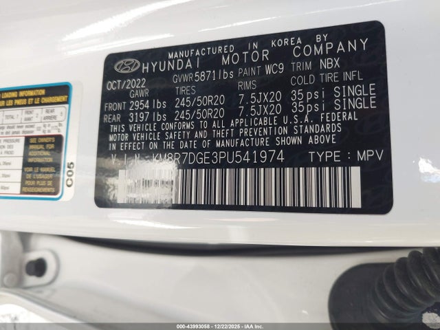 Hyundai Palisade Calligraphy 2023 KM8R7DGE3PU541974 Image 9