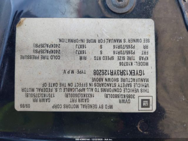 2000 CADILLAC ESCALADE 1GYEK13R3YR126208 Photo 8