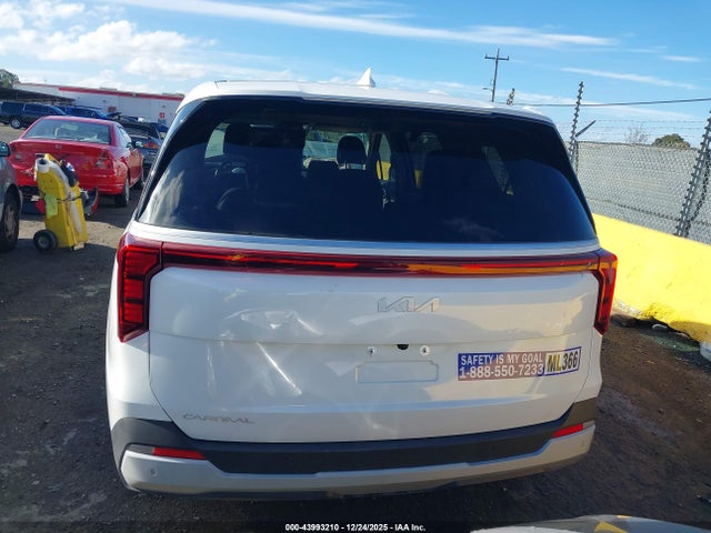 43993210 :رقم المزاد ، KNDNB5K30S6541862 vin ، 2025 Kia Carnival Mpv Lxs مزاد بيع