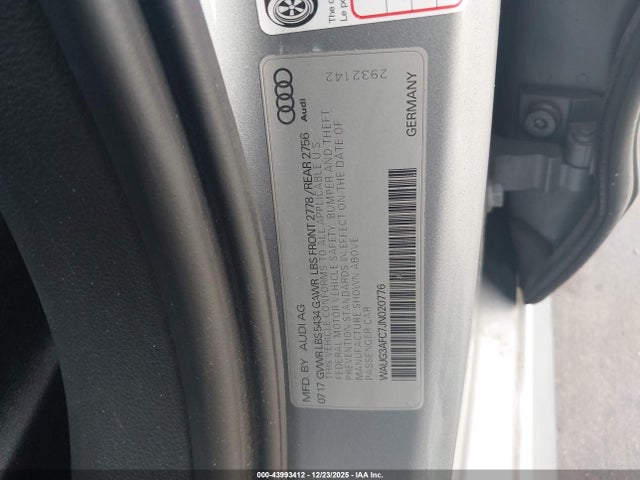 2018 AUDI A6 WAUG3AFC7JN020776 Photo 8