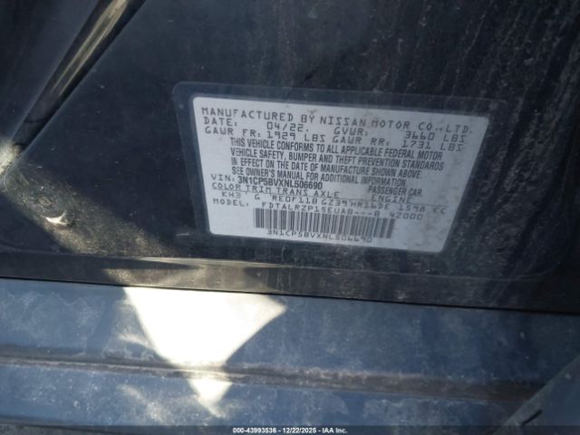 2022 NISSAN KICKS 3N1CP5BVXNL506690 Photo 8